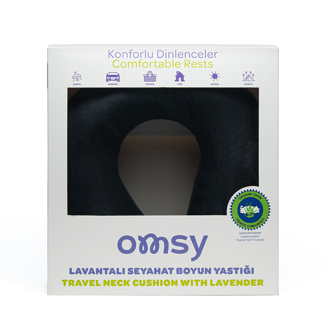 Lavantalı Seyahat Boyun Yastığı